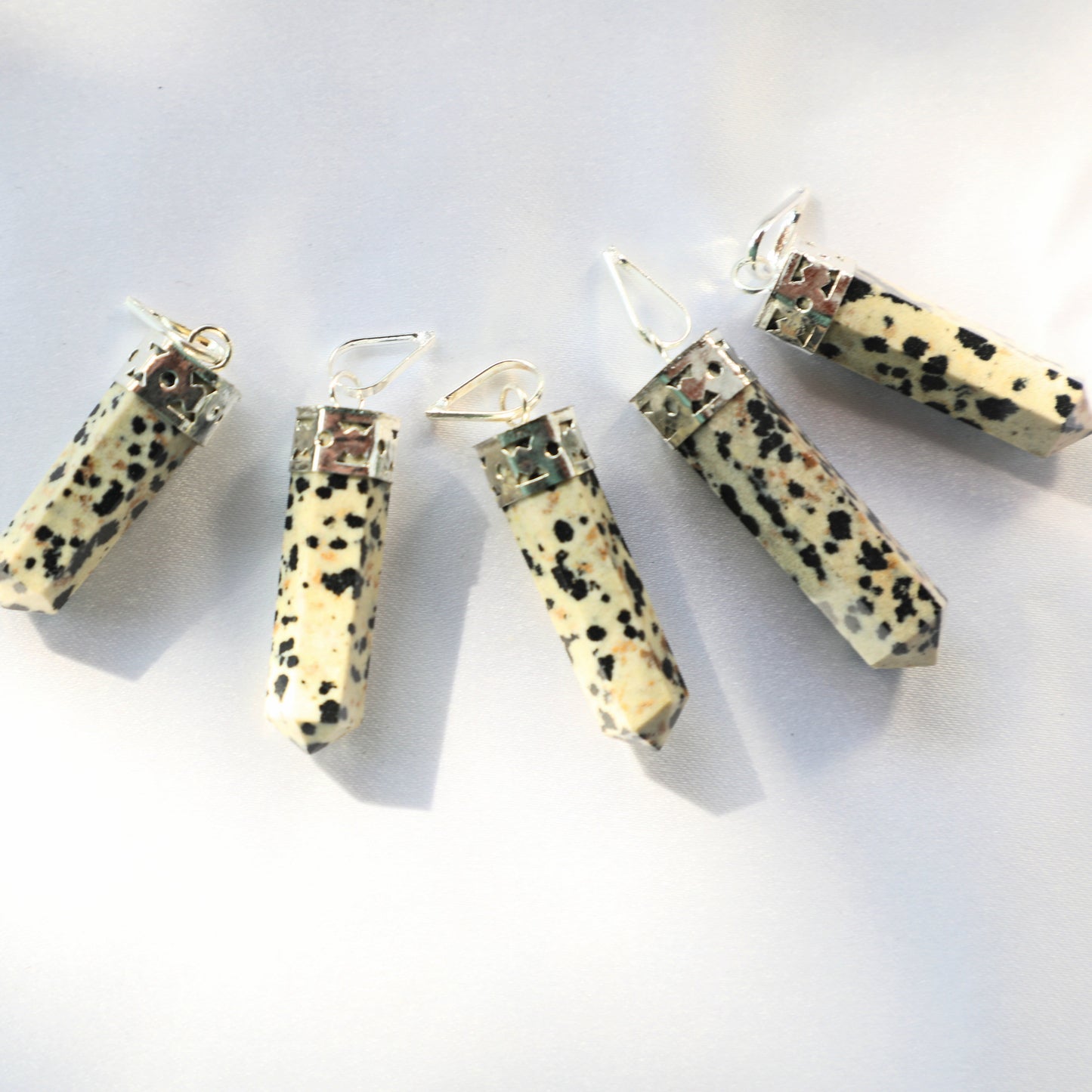 Natural Geniune Dalmatian Jasper crystal promoting protection, balance, and emotional clarity