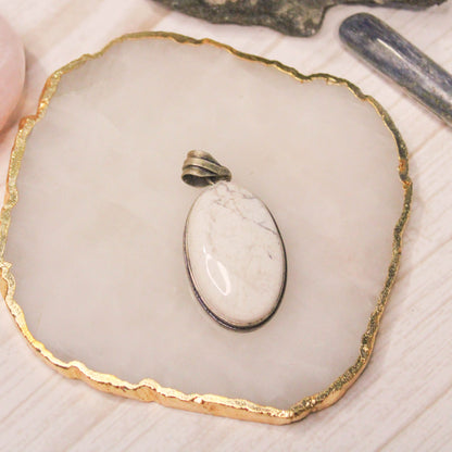Howlite Pendant