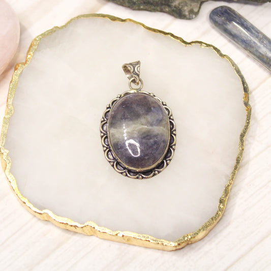 Iolite Pendant