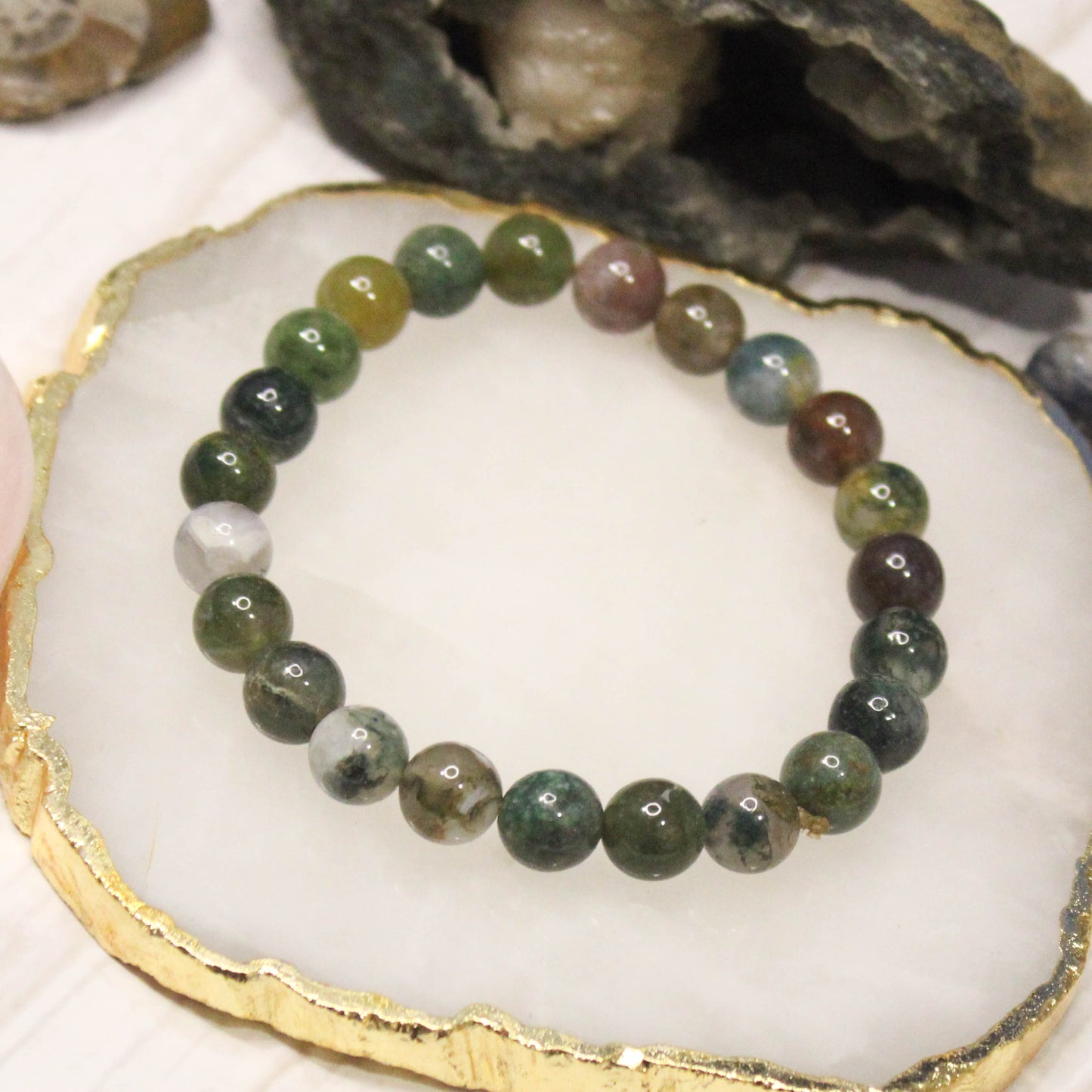 Moss Agate Bracelet