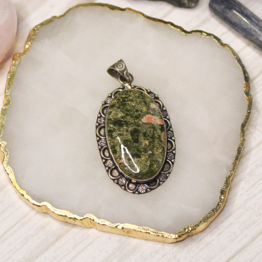 Unakite Pendant