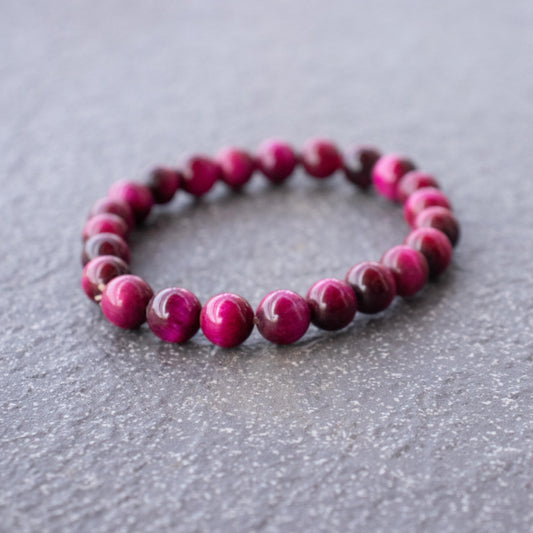 Pink Tigers Eye Bracelet
