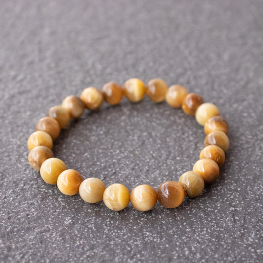 Yellow Tigers Eye Bracelet