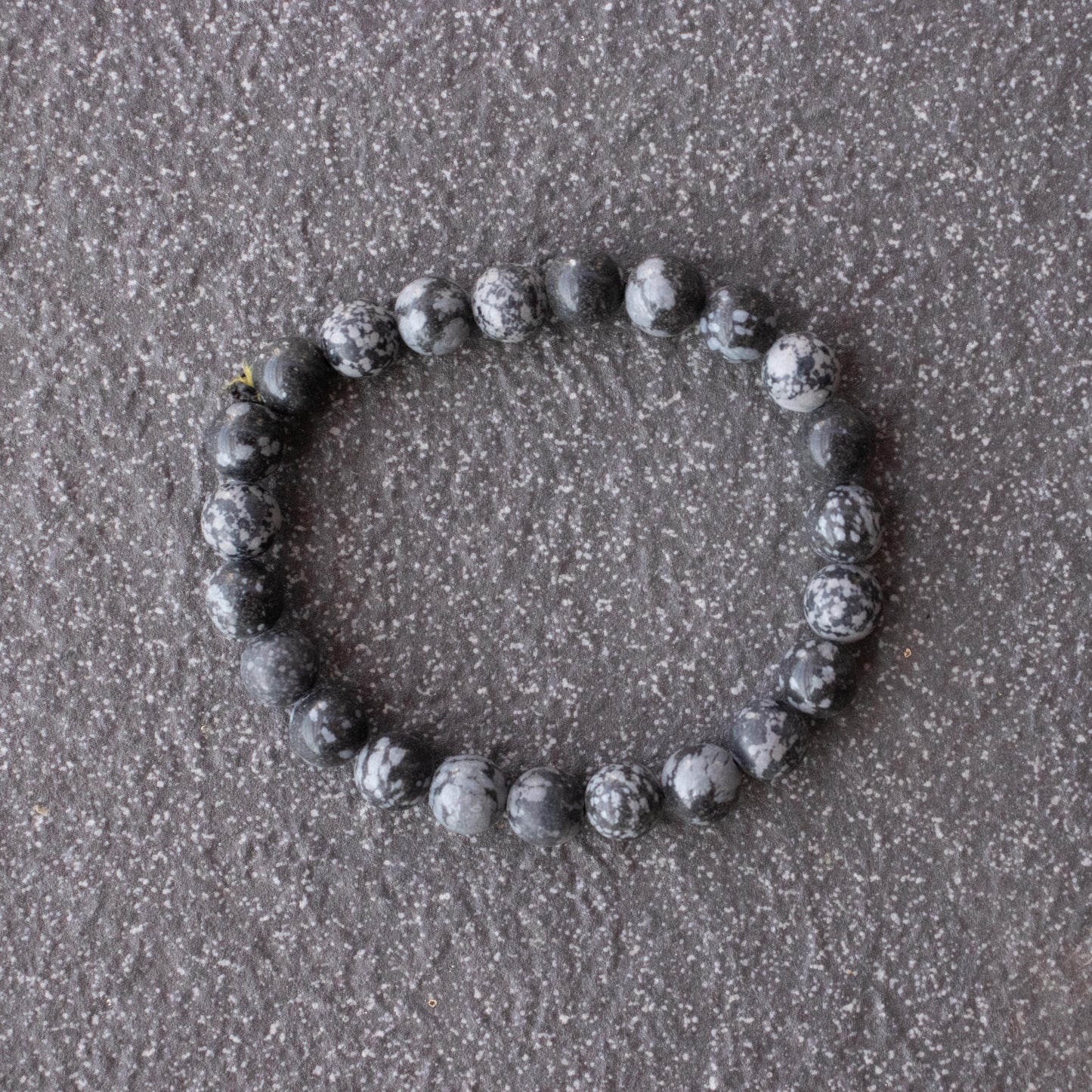 Snowflake Obsidian Bracelet