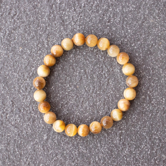 Yellow Tigers Eye Bracelet