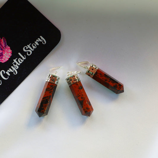 Volcanic Mahogany Obsidian crystal used for inner strength and transformation