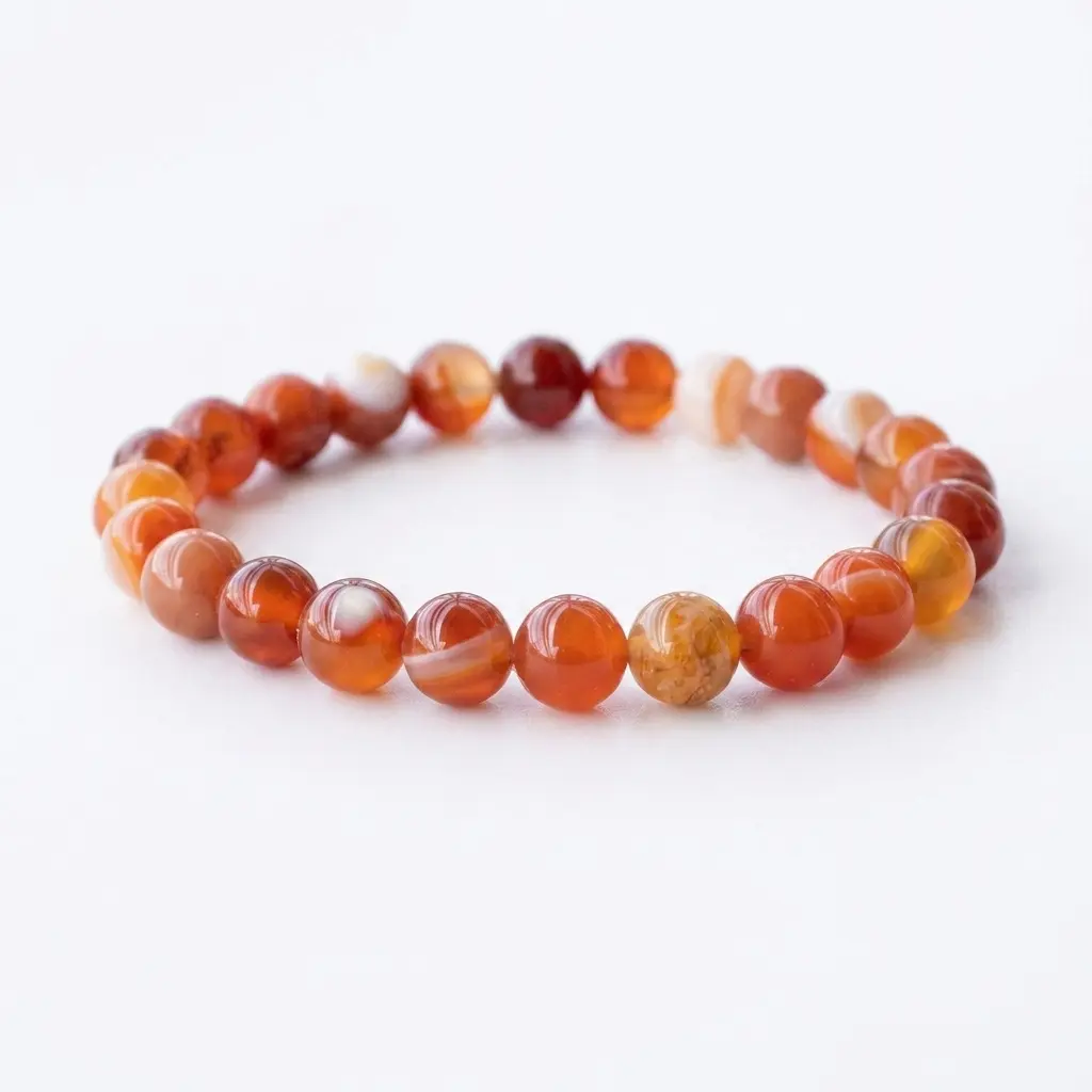 Front View_ White_Carnelian Bracelet.webp