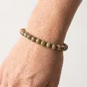 hand model - unakite bracelet.webp