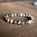 Snowflake Obsidian Bracelet