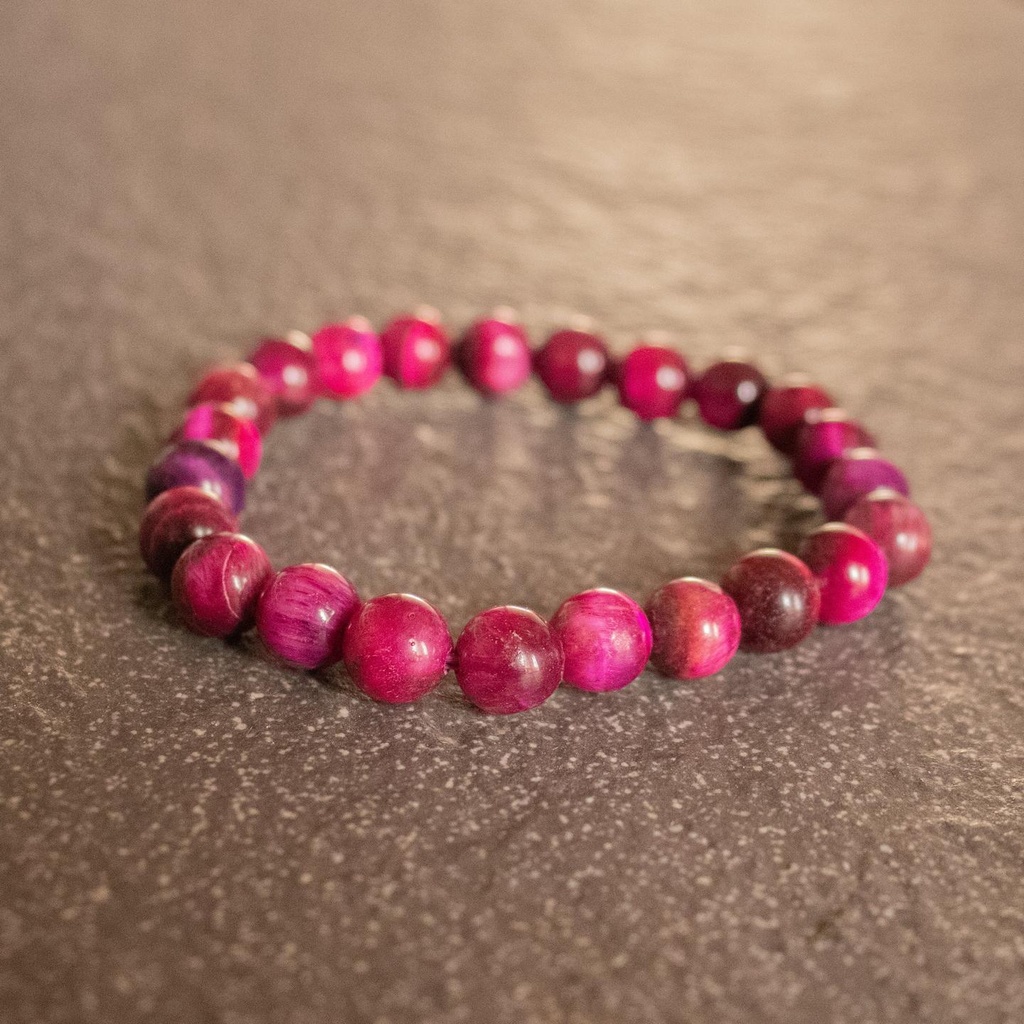Pink Tigers Eye Bracelet
