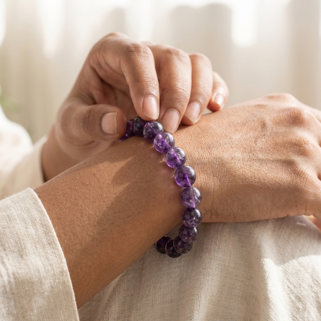 Amethyst bracelet