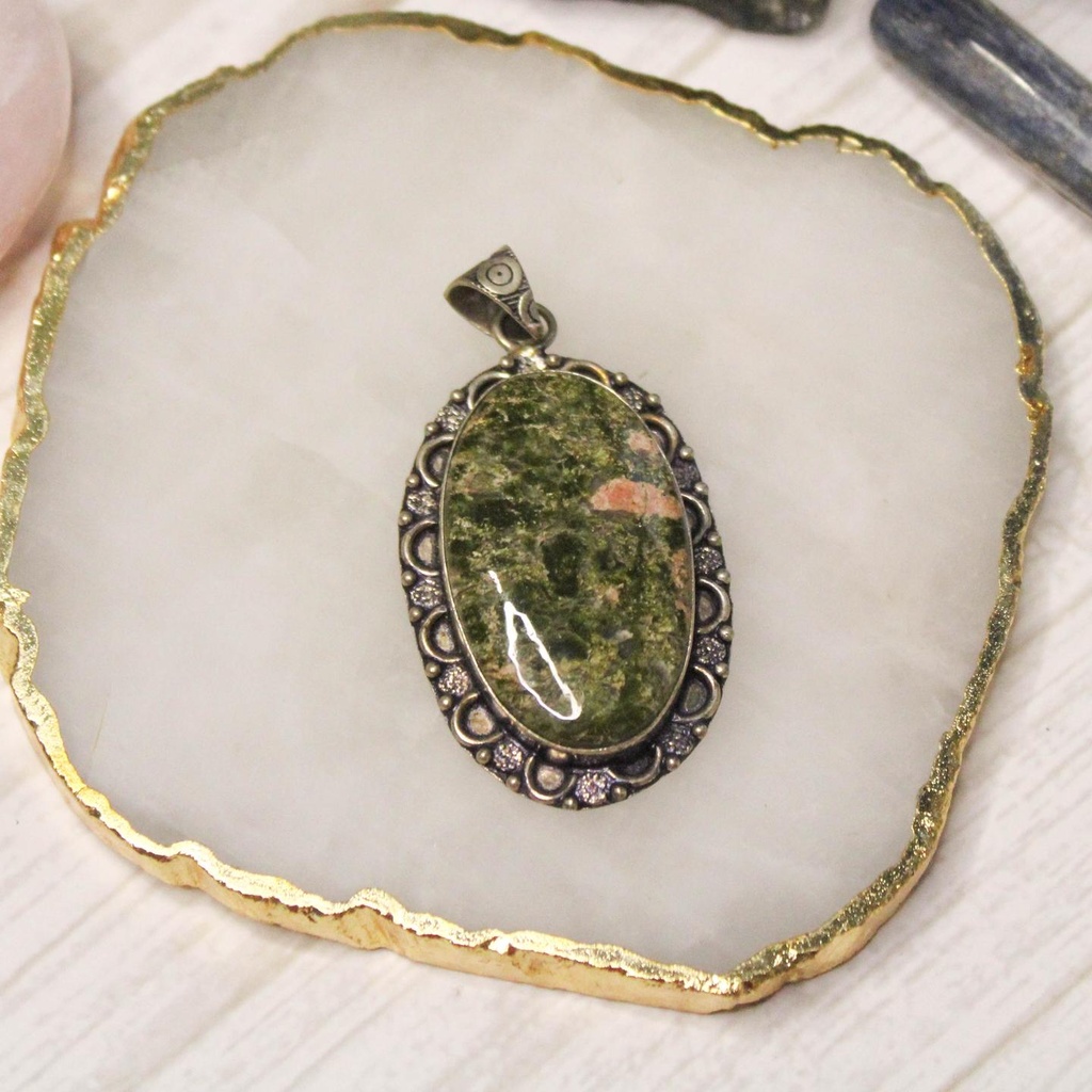 Unakite Pendant