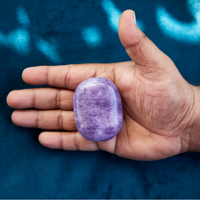 Lepidolite Palmstone
